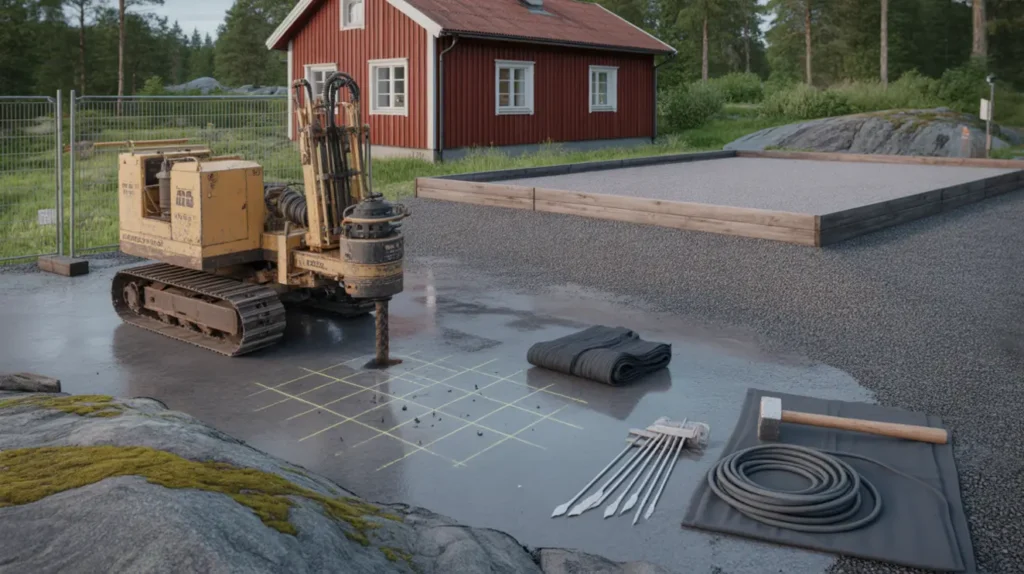 berg p tomten spr ngning eller bergspr ckning tillst nd s kerhet metodval och kostnader
