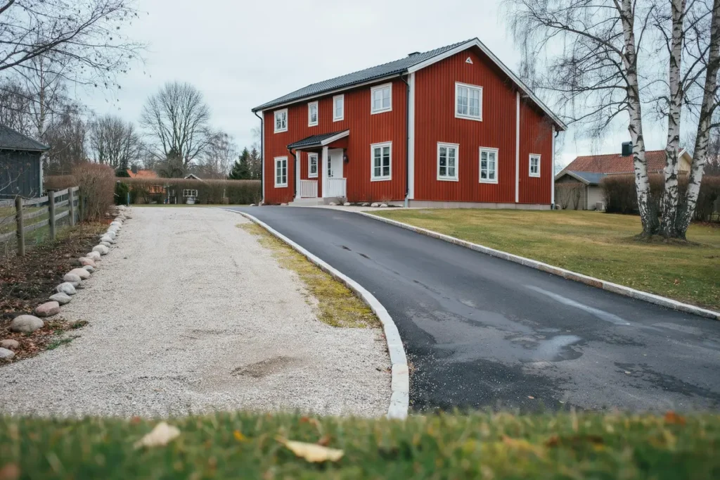 grus eller asfalt p uppfarten s v ljer du r tt l sning f r budget underh ll och h llbarhet